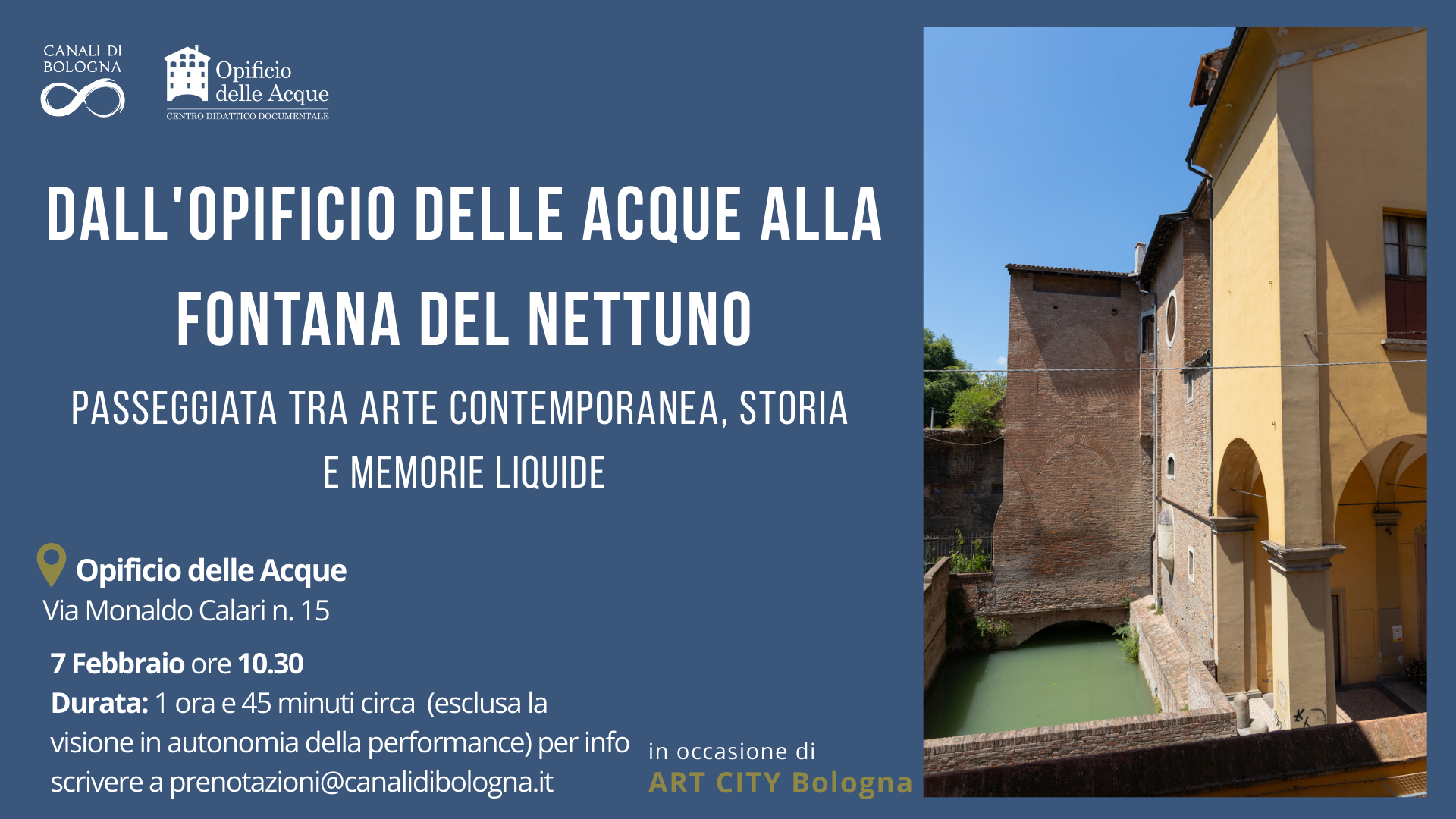 Dall’Opificio delle Acque alla Fontana del Nettuno